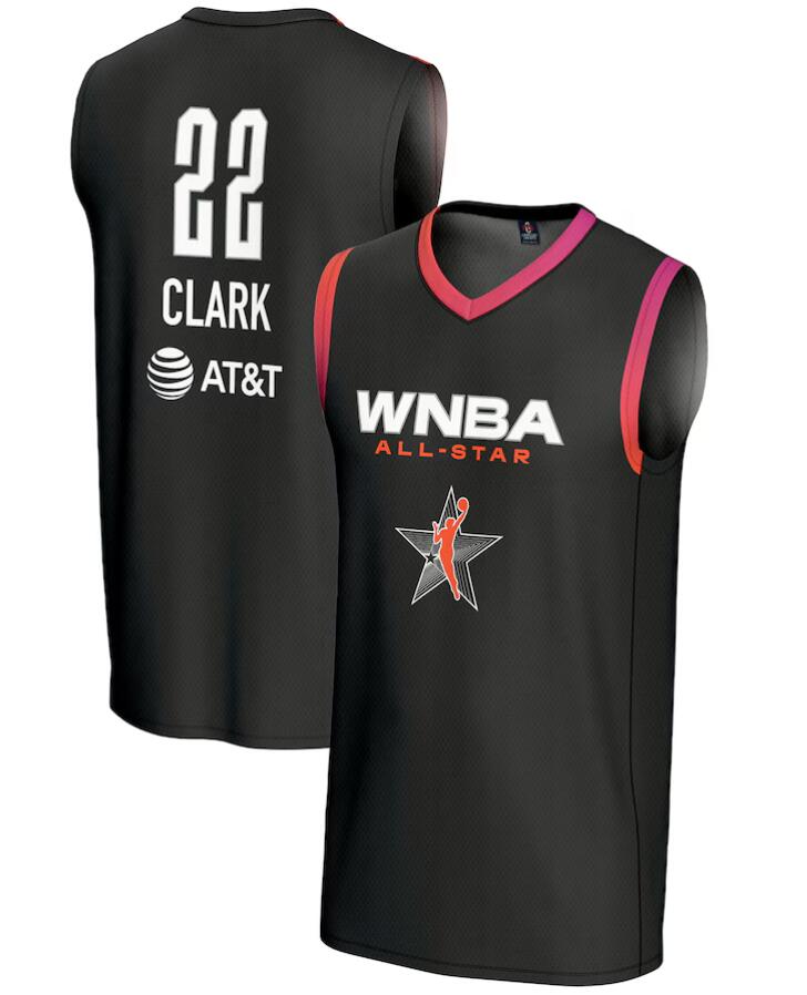 Men GameDay Greats #22 Caitlin Clark 2024 WNBA All Star Game Lightweight Black Jersey->more ncaa teams->NCAA Jersey